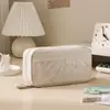 Novo Estojo Branco Bala para Meninas, Estojo Super Popular para Alunos do Ensino Fundamental, Estojo, Bolsa para Dor para Meninos, Simples
