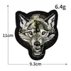 Parche de Tela con Cabeza de Animal Tigre Lobo Oso de Venta Caliente Etiqueta Decorativa de Tela para Exteriores Insignia para Ropa Bordado por Computadora Stock Listo Venta al por Mayor