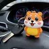Llavero Creativo de Goma Suave de PVC Dibujos Animados Llavero de Mochila Coche Logo Muñeca 3D Cultural y Creativa Colgante de Llave