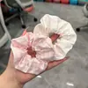 2026 Novo Estilo Elástico para Cabelo Intestino Grosso para Mulheres Corda de Cabelo Flor de Cabeça Alta Elasticidade Elástica Coque Elástico de Cabelo Corda de Cabelo para Rabo de Cavalo Acessórios de Cabelo