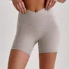 Pantalones Cortos de Yoga de Cintura Alta Transfronterizos Europeos y Americanos, Pantalones Deportivos Ajustados para Mujer que Realzan los Glúteos de Melocotón, Venta al por Mayor