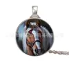 Collar de Gema de Tiempo Flor/Dragón/Tigre Bagua Taiji Collar con Colgante Nuevo Europeo y Americano Joyería