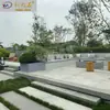 Asiento de Sofá de Arte de Concreto GRC Asiento de Sofá Combinado para Centro Comercial Silla de Cemento para Descanso en Áreas Públicas