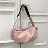 Bolsa Transversal de Tecido Oxford 2024 para Mulheres, Bolsa de Ombro Esportiva Tendência Estilo Ins de Grande Capacidade, Bolsa de Academia com Separação Úmido/Seco, Estilo Ins