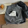 Colete Tricotado Infantil Primavera e Outono 2025 Nova Roupa Infantil Colete Suéter Desenho Animado Colete Externo para Bebê