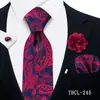 Corbata para Hombre, Pañuelo Cuadrado, Gemelos, Broche Set de 4 Piezas para Banquete de Negocios Decoración de Traje Camisa Corbata de Moda Fábrica Shengzhou