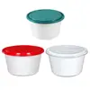 Contenedores a Granel con Forma de Tazón con Logo para Uso Comercial, con Bandeja Interior Separada, 2.8 Diámetro Interior, 1250-2000ml, Cajas de Empaque para Llevar a Prueba de Fugas