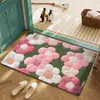 Felpudo de Entrada Felpudo Transfronterizo Felpudo para Pies Baño Sala de Estar Dormitorio Alfombra Antideslizante de Terciopelo de Cristal Pasillo