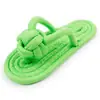 1 Peça Chinelos de Corda de Algodão Brinquedo de Mastigar para Dentição Cães Pequenos e Médios Filhotes Basset Hounds e Mantém os Animais de Estimação Engajados e os Dentes Limpos
