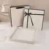 Nueva Bufanda Creativa de Tinta Caja de Regalo Bufanda Ropa Bronceado Caja Portátil Exquisita Cubierta Cielo y Tierra Traje Caja de Regalo