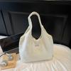Bolsa Tote da Moda, Tendência, Casual, Simples, de Grande Capacidade, Verão 2025, Novo Estilo, Estilo Estrangeiro, Bolsa de Ombro Feminina