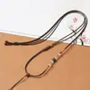 Colgante de Joyería Cordón DIY Trenzado Buda de Jade Ping An Kou Cuerda para Collar Venta al por Mayor Hombres y Mujeres Cuerda de Colgar de Alta Gama