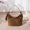 2026 Nuevo Bolso Cubo de Mano de Alto Brillo Otoño/Invierno, Bolso de Hombro de Lujo Ligero de Alta Gama, Bolso Cruzado de Exquisito Diseño de Nicho