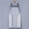 Nuevo delantal a prueba de aceite para cocina de mujer, delantal de cocina para el hogar, delantal transparente para ropa de trabajo para hombre, delantal de estilo occidental de moda de TPU alargado