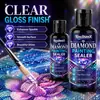 A Cola Selante para Pintura Diamantada KineShineX é um selante fixador de diamantes de secagem rápida e com alto brilho que trava os diamantes no lugar, evita que caiam e realça o brilho