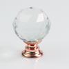 Manija de cristal aleación de aluminio tapa de hierro manija tapa de bambú manija tapa de tetera cuenta de vidrio de cristal Herrajes para Muebles