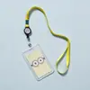 Conjunto de Cartões Conjunto de Cartões de Estudante do Campus com Cordão Retrátil Conjunto de Cartão de Ônibus Conjunto de Cartão de Identidade Capa Protetora para Cartão de Acesso