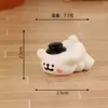 Musgo Paisaje en Miniatura Creativo Lindo Perro Blanco Pequeño Decoración de Jardinería DIY Accesorios Mini Coche Adornos de Escritorio