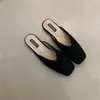 Mules Elegantes de Punta Cerrada para Mujer, Nuevo Estilo Francés, Suaves y Sencillos, Mules Versátiles sin Cierre para Verano 2025