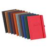 Fabricante mayorista de cuadernos A5 montados, notas de oficina, papelería, diario, libro, decoloración, PU, logotipo personalizable