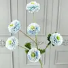 Arranjo de Flores Artificiais Azuis de Luxo para Casamento Arranjo Floral DIY Arranjo de Flores para Janela de Shopping Center ao Ar Livre Paisagismo com Flores Artificiais