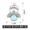 Blanco K Corazón Alas Ángel Lote Mixto Colgante Transfronterizo Encanto Pulsera Collar Accesorios de Joyería DIY Venta Directa de Fábrica