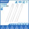 2*3 * 4MM cuadrado niebla un solo color en línea LED indicador luz perlas un solo color pata larga pata corta diodo emisor de luz