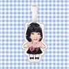 Etiqueta de equipaje Xu Jiaying Etiqueta anti-pérdida Etiqueta de tarjeta de embarque Maleta Colgante para mochila Merchandising de celebridades Mismo estilo