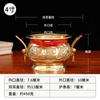 Fábrica de Artesanía Yuantong Suministro Directo Todo Cobre Borde Grande Quemadores Binaurales Quemadores de Incienso Venta al por Mayor Hogar Sala de Buda Artesanías Decorativas Adornos