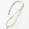 Cordón para colgante de jade Hetian, cordón de collar tejido a mano, ajustable, estilo fino para hombres y mujeres, cordón colgante de cuenta de concha, nuevo estilo chino
