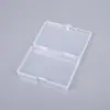 Tarjeta Rectangular Postal Accesorios para Coche Máscara Caja Vacía Caja de Embalaje Caja Guka Caja de Plástico Transparente Caja de Almacenamiento