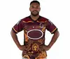 Camiseta de Rugby NRL 2024 Mustangs Local y Visitante Uniforme de Entrenamiento Top de Manga Corta Camiseta Deportiva Venta al por Mayor