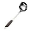 Espátula para Wok de Acero Inoxidable Cocina Hogar Espátula Gruesa para Saltear Cucharón de Sopa Utensilios de Cocina Juego de Espátulas para Saltear Mango Extendido Espátula de Hierro para Wok