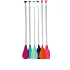 Pala de aleación de aluminio, pala de bote colorida, pala de doble uso de una y dos cabezas, pala de SUP, pala para olas, pala telescópica ajustable