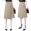 Saia Elegante e Estilosa para o Dia a Dia, Fluida, Emagrecedora, para Mulheres, Coleção Primavera/Verão 2026, Cintura Alta, Saia Evasê