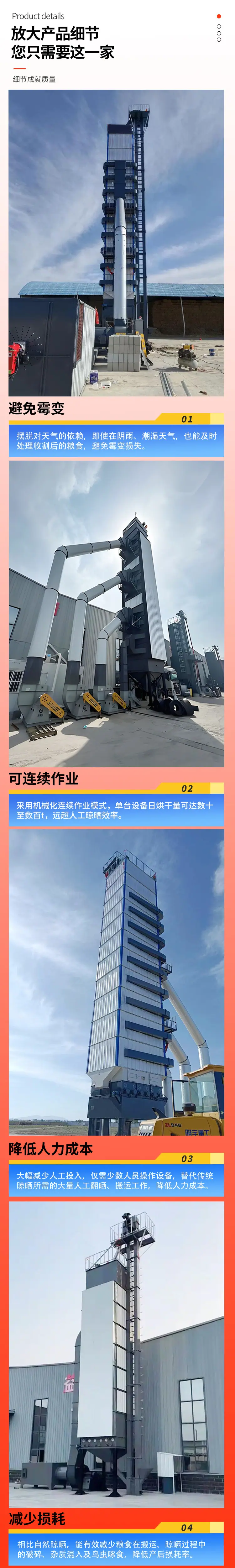 三百吨粮食烘干塔详情图2
