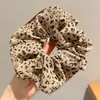 Elástico de Cabelo com Laço para Coque, Acessório de Cabelo Scrunchie de Alta Qualidade, Corda de Cabelo Elástica Suave e Elegante