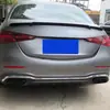 Adecuado para 22 Tubo de Escape de Cola para Mercedes-Benz Clase C W206 Tubo de Escape Modificado Amg Cubierta de Tubo de Escape de Cola Cuatro Salidas Pegatina Decorativa para Cubierta de Tubo de Escape