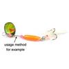 Accesorios para Señuelos Giratorios DIY Alambre de Acero para Transformar Señuelos Giratorios Alambre para Pesca de Pescaditos y Perchas