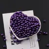 Pérola de Imitação ABS 6mm Alto Brilho Colorida Furo Reto Contas Soltas DIY Pulseira Colar Artesanal Material para Miçangas Acessórios