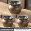 Panela de Cerâmica com Tampa para Cozinhar Sopa Lentamente, Panela de Ensopado com Vedação de Água, Panela de Sopa para Uso Doméstico, Lanche Shaixian, Jiangxi, Panela de Barro para Porção Individual