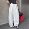 Pantalones Anchos Retro Japonés Yamamoto para Mujer Verano 2026 Cintura Alta Adelgazantes Pantalones Cimitarra Finos Sueltos Sensación de Nube Casuales
