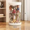 Cubo de Almacenamiento para Muñecas, Caja de Almacenamiento Transparente de Gran Capacidad para Muñecas y Juguetes, Artefacto de Almacenamiento para Peluches