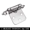 Bisagra de tres pliegues accesorios de bisagra para puerta de mueble armario bisagra de hierro plegable doblada ferretería para marco de fotos armario de zapatos armario con espejo venta al por mayor