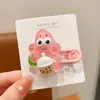 Diadema de goma famosa en Internet flequillo pasador accesorios para el cabello de niñas esponja bebé bebé clip para el cabello de bebé