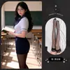 Lemon Story Lingerie Sexy Uniforme Sexy de Aeromoça Conjunto Tentador de Secretária Feminina Role Play Justo ao Corpo Roupa Profissional