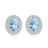 Brincos de Prata Esterlina S925 para Mulheres, Brincos com Pedra de Cristal Natural e Diamantes Completos, Personalizados com Incrustações de Alto Padrão Estilo Europeu e Americano, Populares no Xiaohongshu