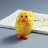 Adecuado para el Comienzo del Verano y el Festival del Bote del Dragón, Soportes para Huevos Terminados, Fundas de Huevo de Dibujos Animados, Bolsas de Protección para Huevos de Pollito Tejidas a Mano con Hilo de Ganchillo