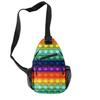 Matarratas Pioneer Color Arcoíris Bolso de Hombro Resistente al Desgaste Tela Oxford Bolso de Pecho para Niños Bolso Cruzado Suministro al por Mayor