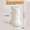 Jarrón de plástico de plumas de ganso de venta caliente transfronterizo estilo nórdico, adorno de arreglo floral de imitación de cerámica para decoración de sala de estar y mesa de comedor